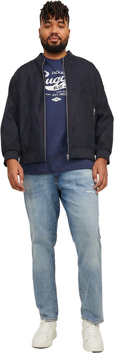 Jack & Jones PlusSize Blouson JJEROCKY FAUX SUEDE BOMBER PLS in de