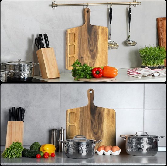 China Hakblok Rood 43 × 10 cm - & Professionele messen
