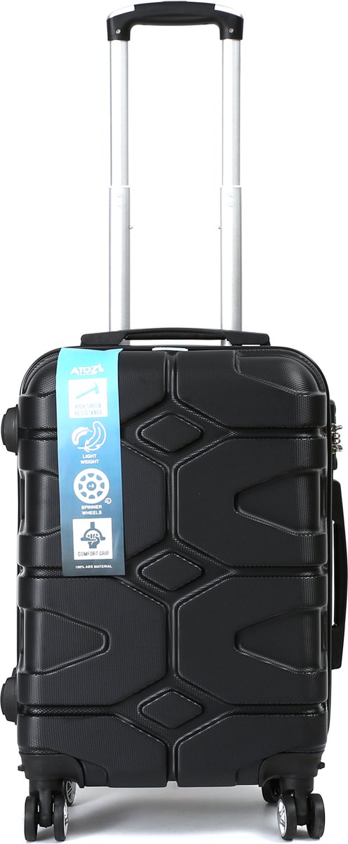 A To Z Traveller CompaTrav - Handbagage 55cm - 38L - Zwart - TSA Slot