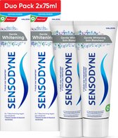 Sensodyne Dentifrice blanchissant doux pour dents sensibles 2x 75 ml