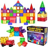Magnetisch speelgoed - Magnetic tiles - Magnetische bouwstenen - Cadeau kind - Speelgoed vanaf 3 jaar - Magnetisch speelgoed bouwblokken
