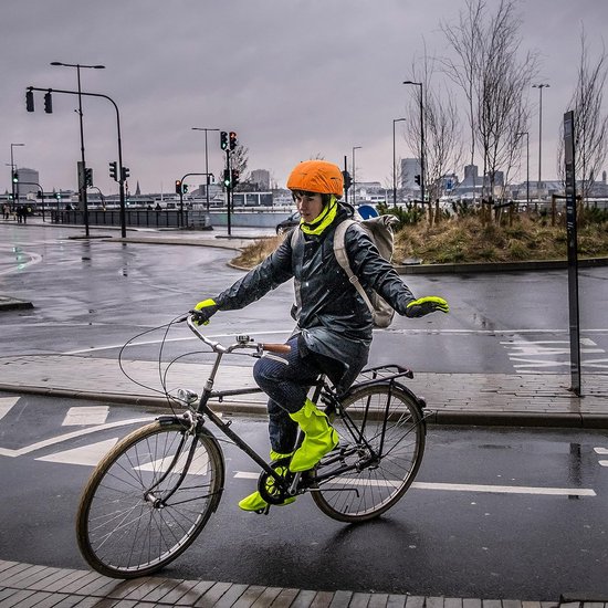 Housse de casque de velo impermeable Protection contre la pluie capuche. bol