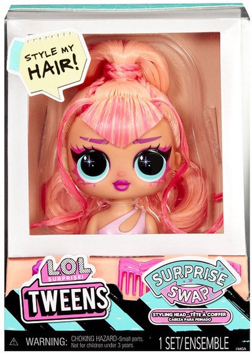 L.O.L. Surprise! Tweens Surprise - 14,5 cm - Swap-stylinghoofd — cadeau in Spellen & Speelgoed - foto 8