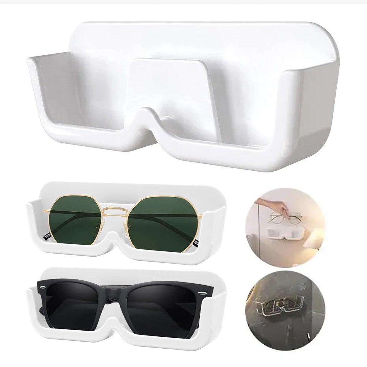 Consumerce® Ophangbare Brillen Opbergdoos – Zonnebrillen Display Opbergbox – Doos – Box – Standaard – Brillendoos – Opbergen – Rek - Display