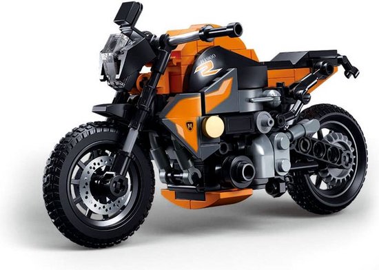 Foto: Sluban motor 310gs m38 b1130 city speed champions adventure classic creator motorfiets technische speelgoed voor kinderen en volwassenen 196 bouwstenen compatibel met mould king of lego stenen 