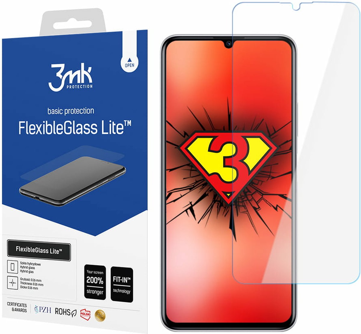 Huawei Nova Y70 - 3Mk Flexibleglass Lite