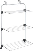 Bol.com Metaltex - Gale 11 - Hangdroogrek - 11 meter drooglengte - Ophangbaar aan Deur - Zilvergrijs aanbieding