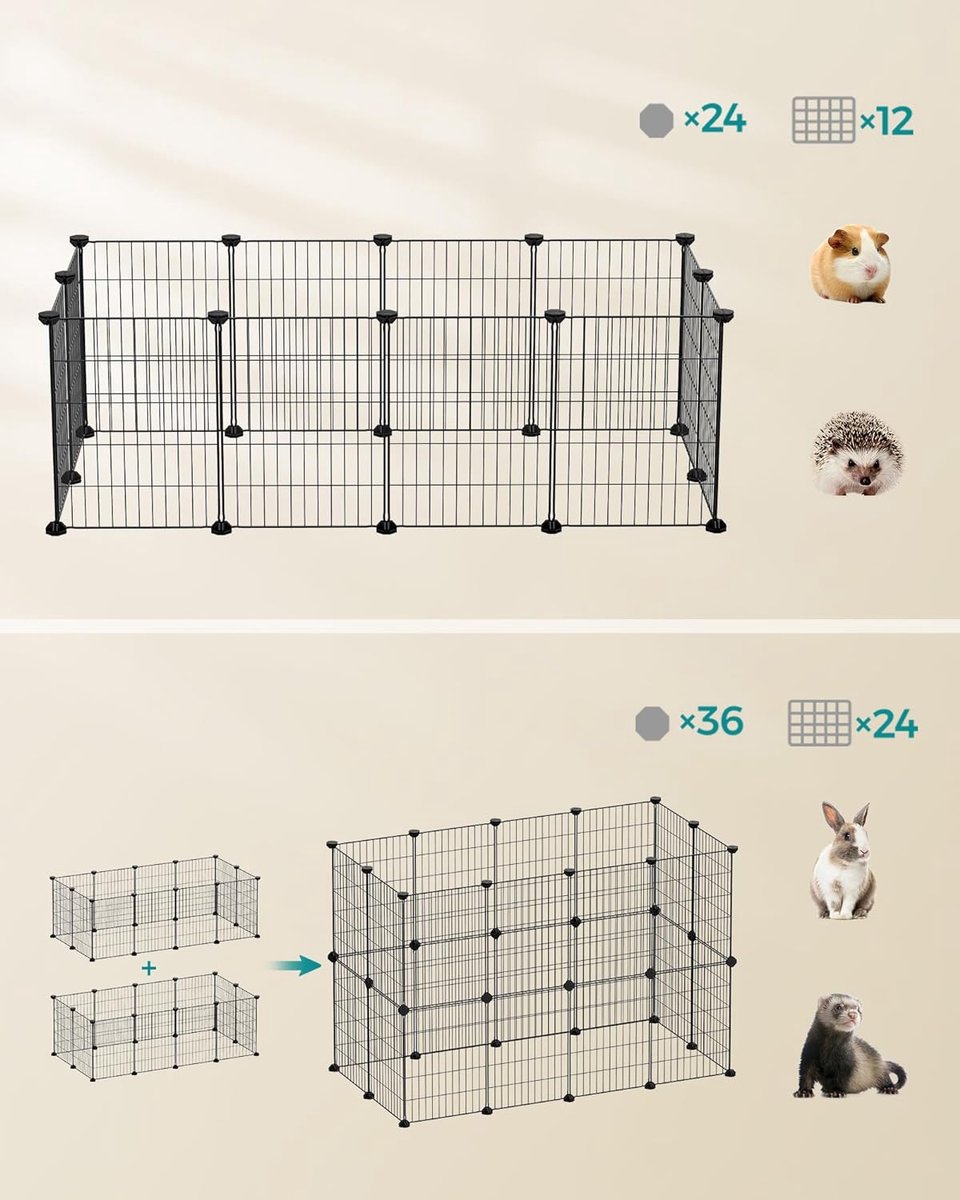 Vrije uitloop voor konijnen en kleine dieren - Doe-het-zelf kooi
