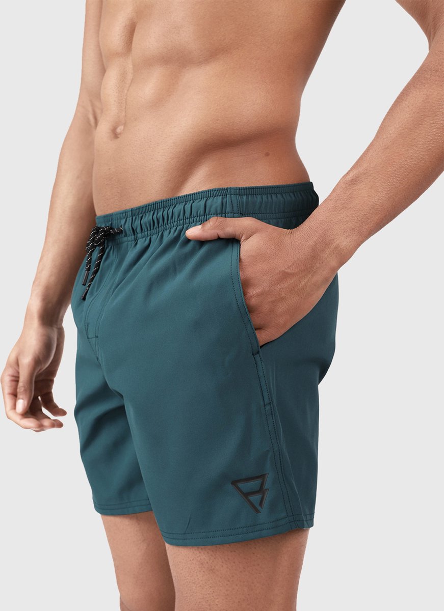 Brunotti Bru - conic Zwembroek Heren - Zwemshort met 4 - Way Stretch - Fuel Green — afbeelding 7