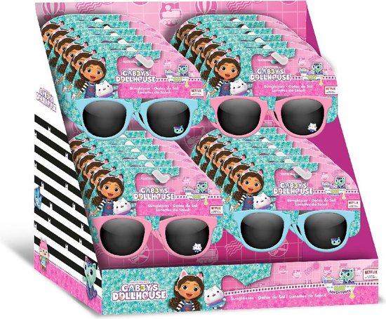 Gabby`s Dollhouse - Poppenhuis - Zonnebril - 1 Stuks - Roze of Blauw van gabbys-dollhouse — afbeelding 2