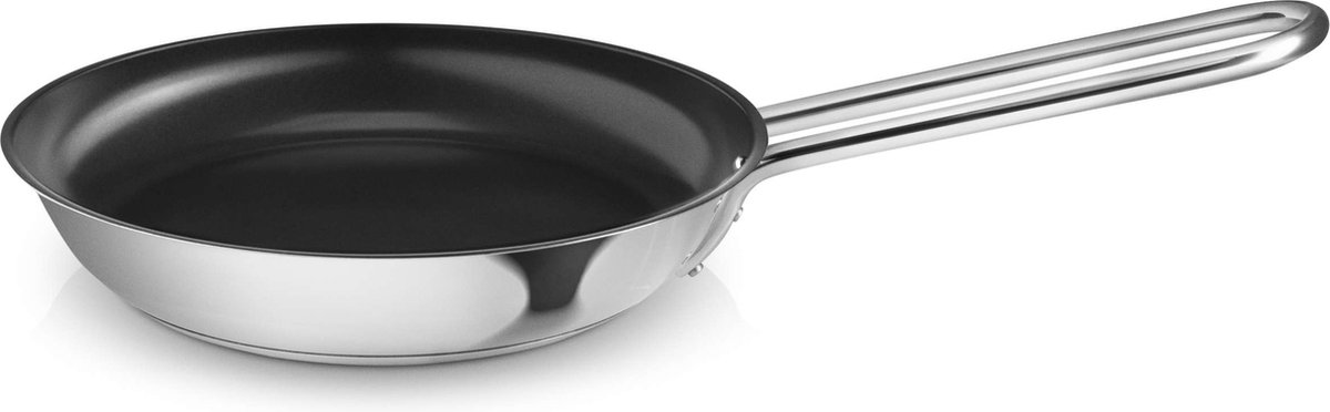 Eva Trio - Steel Line Recycled Koekenpan 20 cm Ceramic - Roestvast Staal - Grijs -