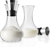 Eva Solo - Melk en Suiker Set van 2 Stuks - Transparant - Borosilicaatglas - Roestvast Staal - Siliconen