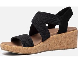 Skechers Arch Fit Beverlee - Love Stay - Dames Sandalen - Zwart
