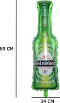 Allernieuwste.nl® 2 STUKS Opblaasbare Heineken Fles Ballonnen - Heineken bierfles - Feest - Folie Helium Ballon Bier fles - 2 Stuks