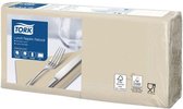 2000 FSC Servetten Ongebleekt - 33 x 33cm - 1/4 vouw 2-ply