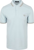 Fred Perry - Polo M3600 Lichtblauw V27 - Slim-fit - Heren Poloshirt Maat XXL