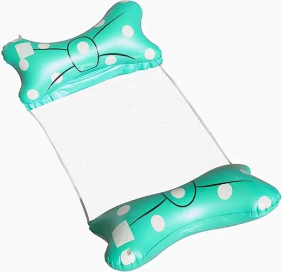 2 stuks drijvende opblaasbare hangmat, 4-in-1 opblaasbaar zwembad float drijvende kantel hangmat float water hangmat met handmatige luchtpomp zwembad speelgoed voor B | NL