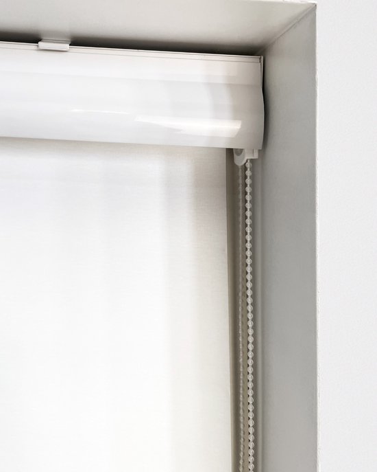 Store enrouleur Cassette Blackout Full Color Wit - 130x175cm