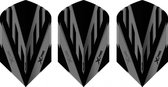 Xq Max Flights Pvc Slim-cuts 100 Micron Grijs/zwart 3 Stuks