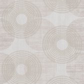 Grafisch behang Profhome 378323-GU vliesbehang licht gestructureerd met grafisch patroon glinsterend beige grijs 5,33 m2