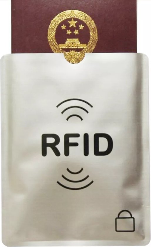2x Anti Skim RFID Paspoort Hoes I Paspoort Hoesjes I Paspoorthoes I RFID Blocker I Paspoort Beschermhoes