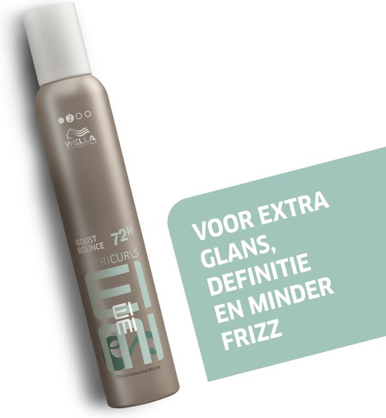 3x Wella Professionals EIMI Nutricurls Curls & Waves Boost Bounce Mousse 300 ml