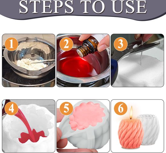 Mallen Kaars Maken 3D Liefde Kaars Siliconen Mal Diy Handgemaakte Hartvormige Zeep Gips Kaars Maken Mold Valentijnsdag Gift Maken Levert 3D Kaarsen