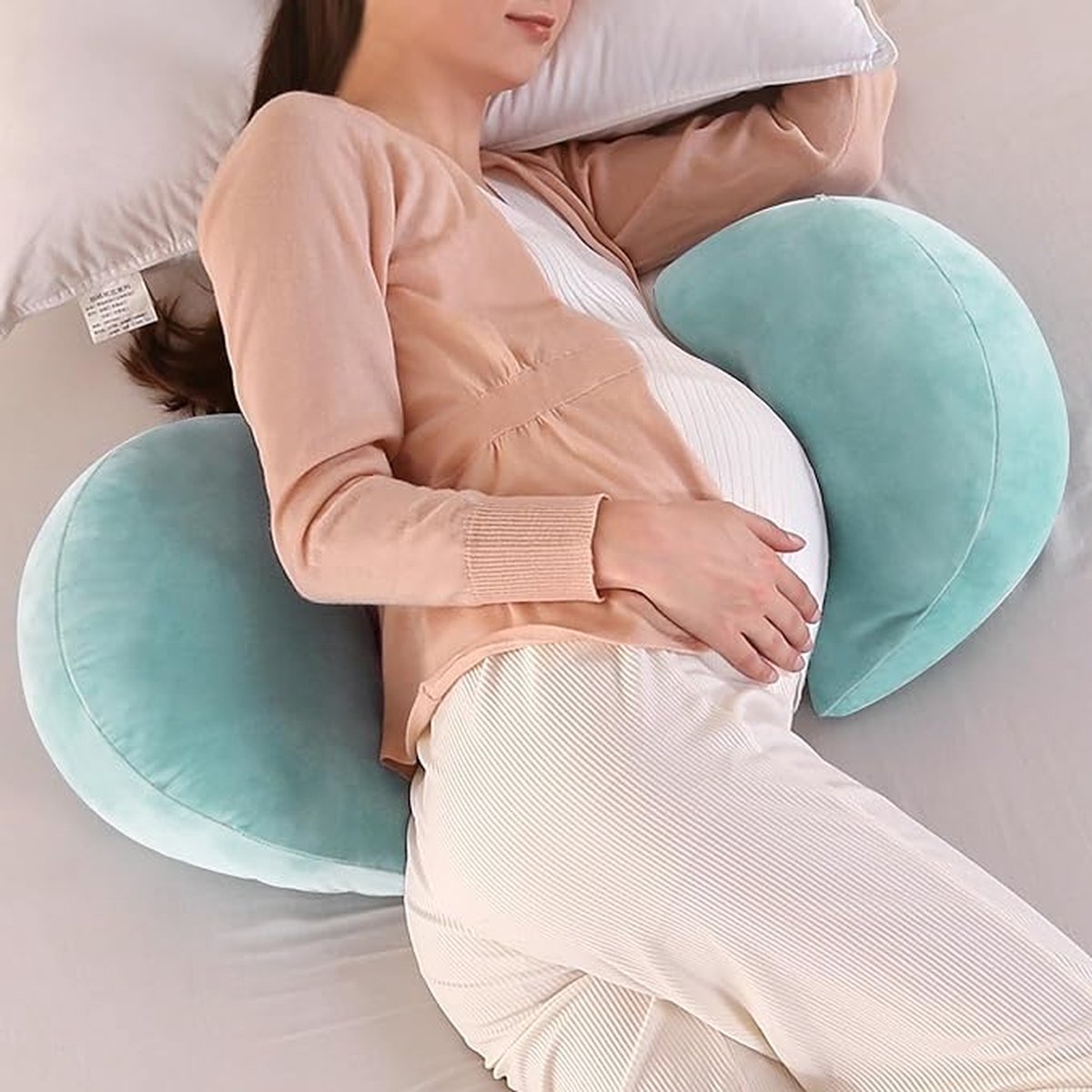 Goedkoopste Borstvoedingskussen,zijslaapkussen, Katoen -pregnancy pillow, support pillow 29.5 ''x 13.8 ''x 5.1''