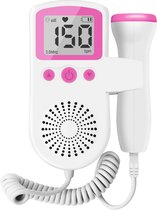 P&P Goods Doppler - Baby Hartje Monitor - Hartslag Baby Doppler - Echo Apparaat - Eenvoudige Bediening - Wit