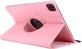 Hoes Geschikt voor Apple iPad Pro Hoes 2e Generatie - 11 inch (2021) - Tablet Case - Smart Cover Zacht Roze