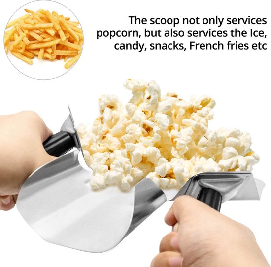 Pelle à Frites Alimentaire 23,5x20,6cm - PC Qualité Alimentaire, Poignée Droitier