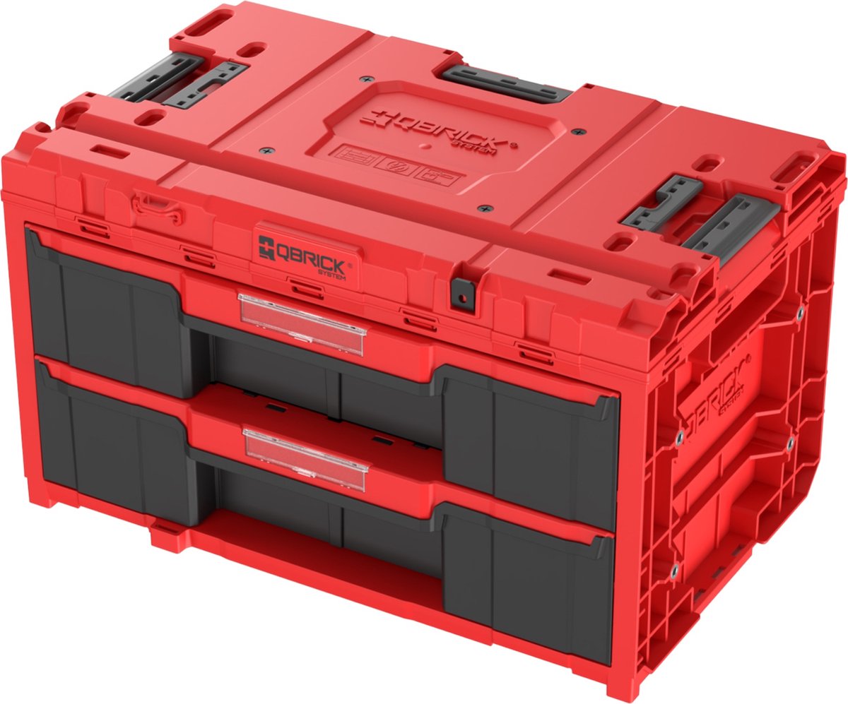 Qbrick System One Serie - Toolbox - Twee Laden - Ultra HD