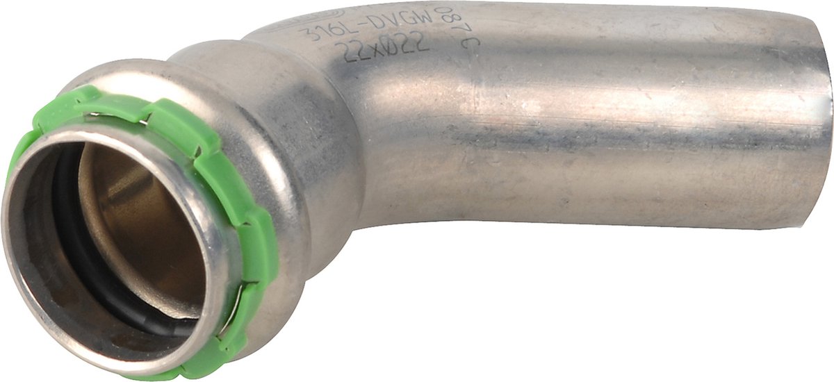 VSH SudoPress RVS Bocht 45° FØ 22 Type SP6040V, 6550161