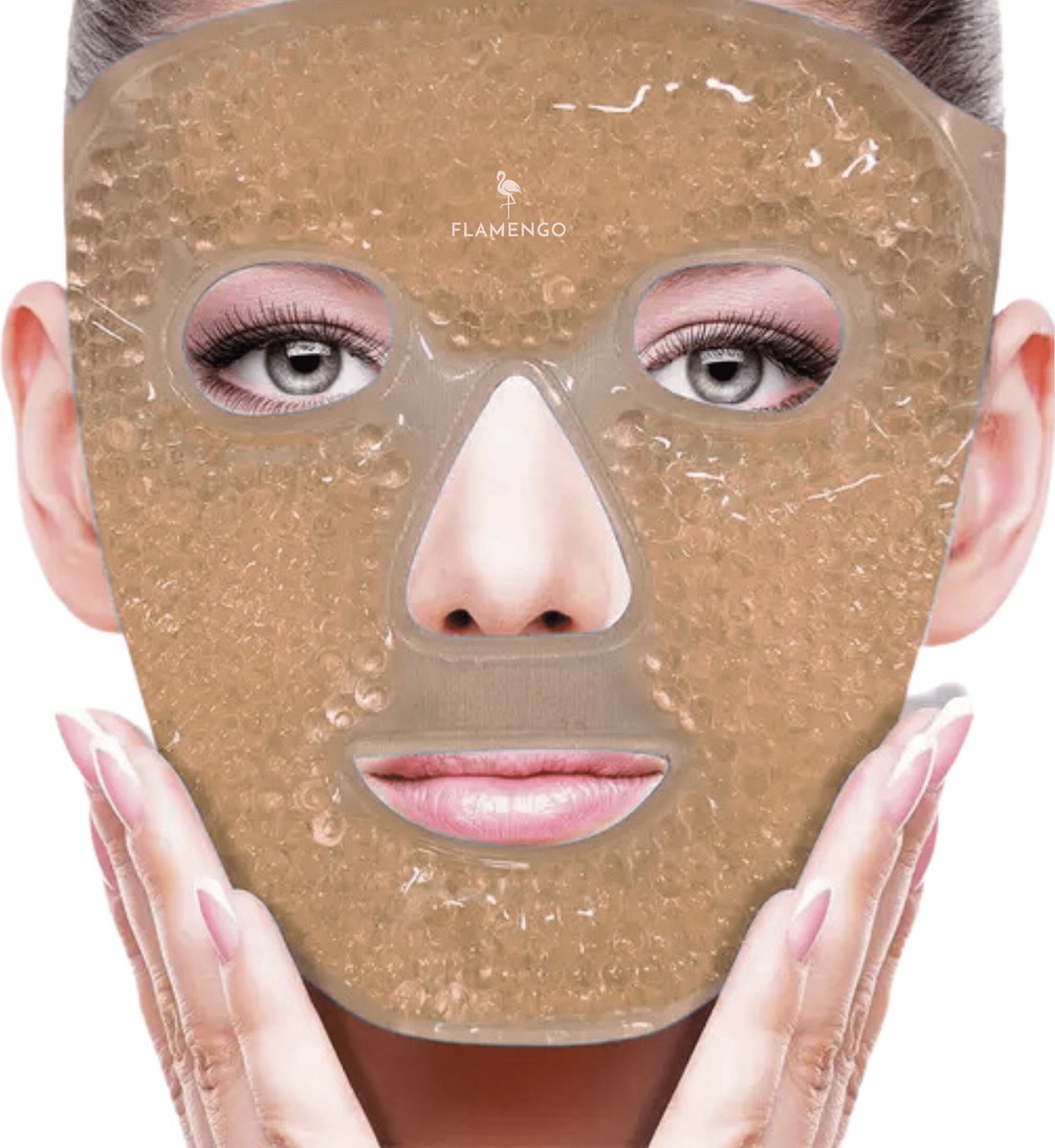 Goedkoopste Flamengo® Hot Cold Masker - warm koud Compres - oogmasker - koelmasker ijsmasker ijsroller - GOUD