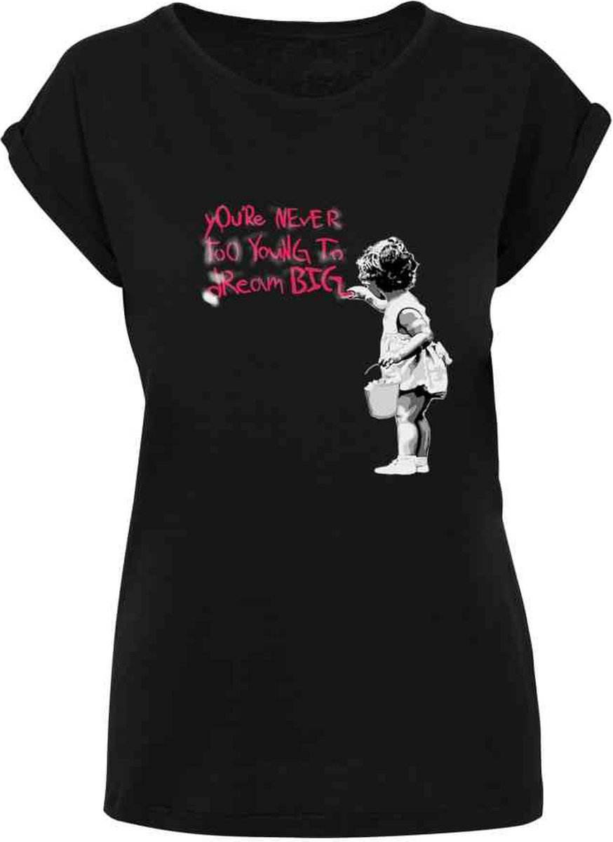 Merchcode - Dream Big Dames T-shirt - XXL - Zwart