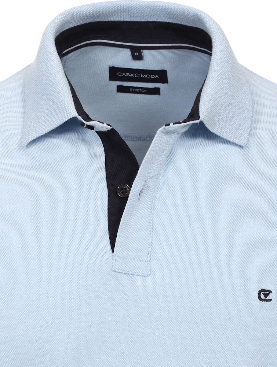 Casa Moda Polo Shirt Comfort Fit Effen Stretch 004470-102 - XL