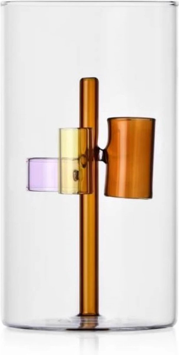 Ichendorf Milano vaas Iris - handgeblazen - Hoogte 20cm