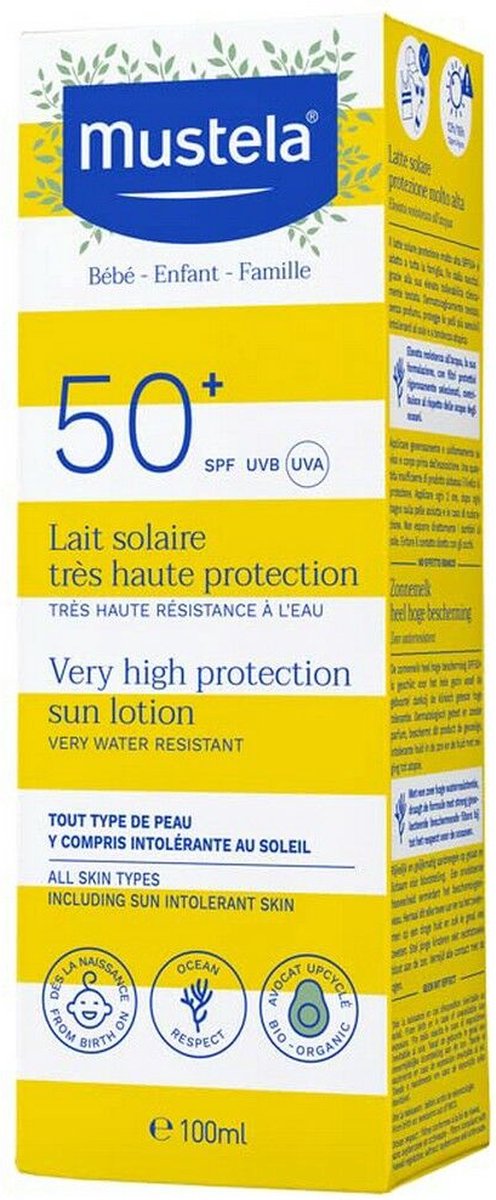 Zonnemelk voor kinderen Mustela SPF 50+ (100 ml) van Mustela — afbeelding 3