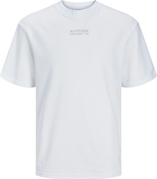 Jack & Jones T-shirt Jcoaltitude Tee Ss Crew Neck Ss24 L 12254988 White Mannen Maat - XXL