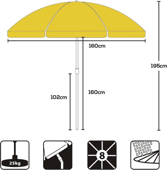 Parasol morgen in huis | Gratis levering