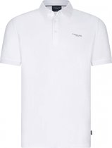 Cavallaro Napoli - Bavegio Poloshirt Melange Wit - Regular-fit - Heren Poloshirt Maat L