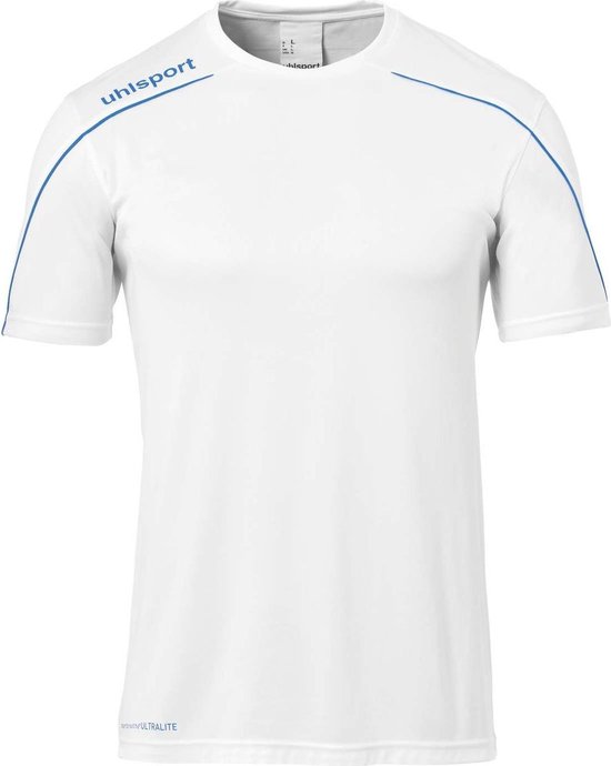 Uhlsport Stream 22 Shirt Korte Mouw Heren - Wit / Royal | Maat: XL