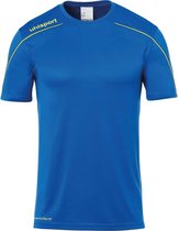 Uhlsport Stream 22 Shirt Korte Mouw Heren - Royal / Geel | Maat: L
