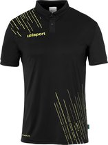 Uhlsport Score 26 Polo Heren - Zwart / Geel | Maat: M