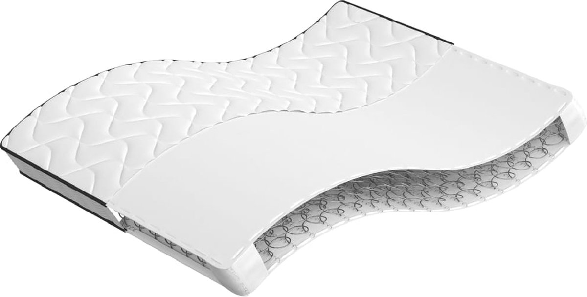 vidaXL - Binnenveringmatras - middelhard - 160x200 - cm