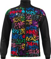 Macron Glory Prometheus Top Full Zip Kinderen - Zwart / Multicolor | Maat: 9-10 Y