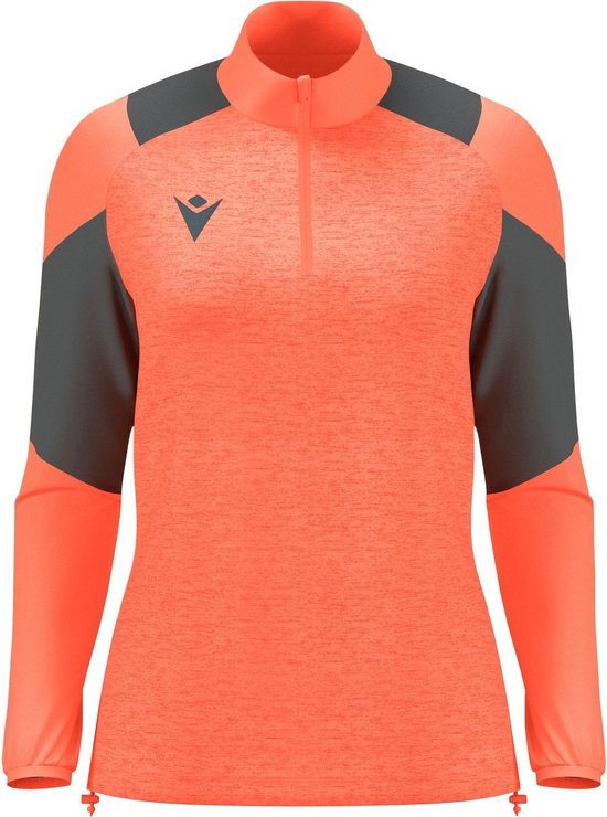 Macron Glory Chantico Ziptop Kinderen - Coral Fluor / Antraciet | Maat: 7-8 Y