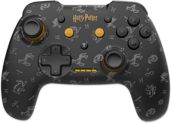 Freaks and Geeks Harry Potter Draadloze controller geschikt voor Switch - LED - Zwart