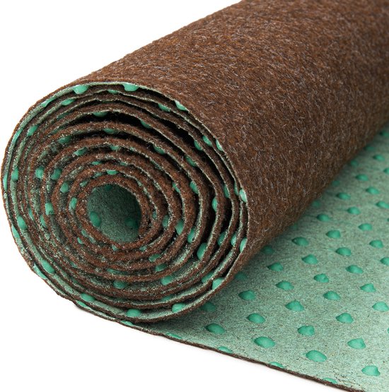 Tapiso Kunstgras Pemba Bruin Grastapijt 2 mm Balkon Terras Tuin Maat- 300x900