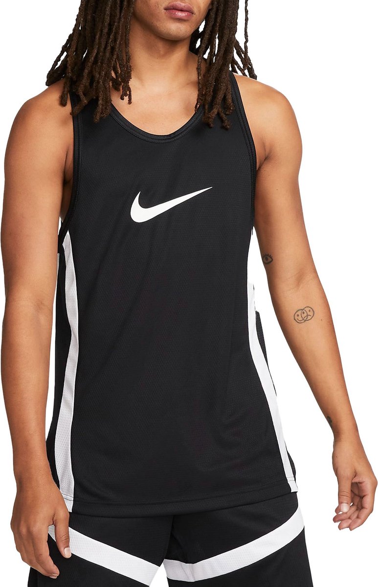 Nike Dri-FIT Icon Tanktop Heren Zwart